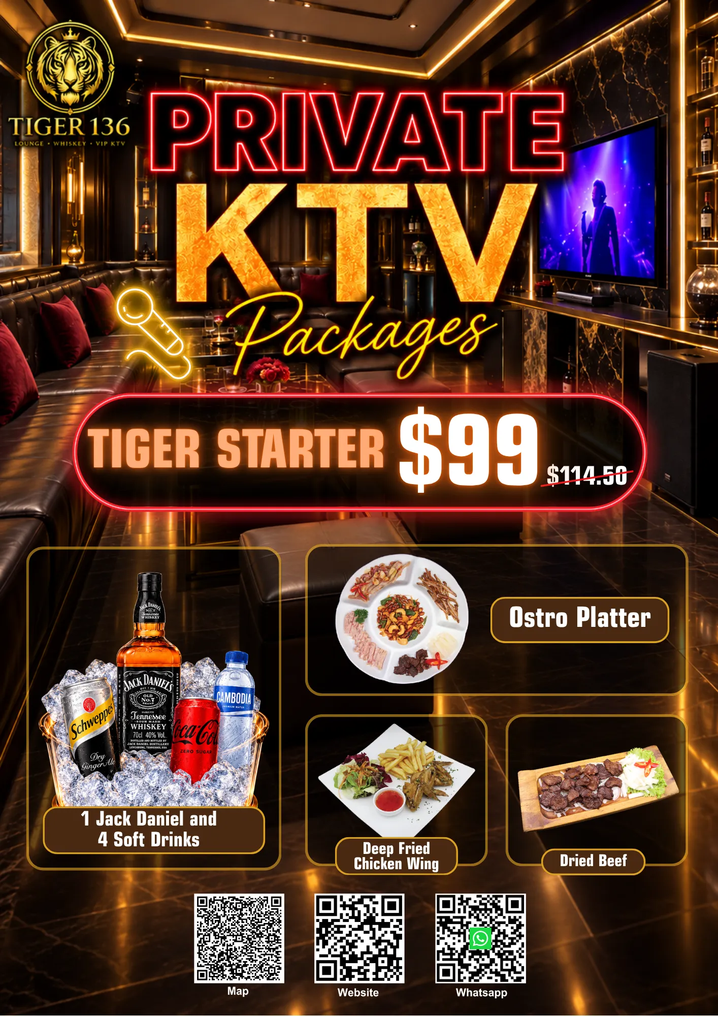Tiger Starter KTV Package - $99